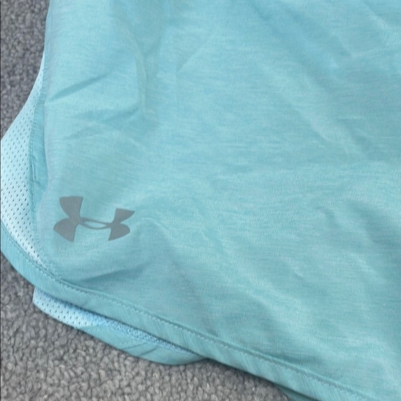 Under Armour Women's Light Blue Athletic Shorts - Picture 2 of 4